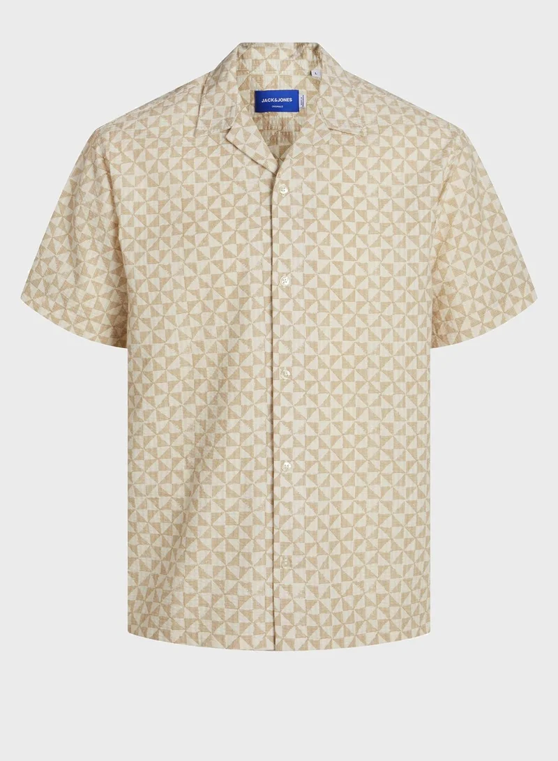 JACK & JONES Jorluke Seerucker Printed Regular Fit Shirt