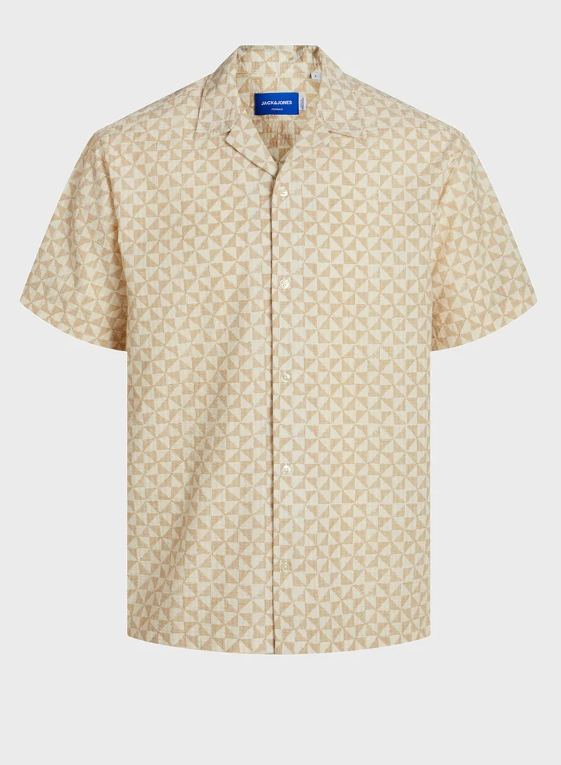JACK & JONES Jorluke Seerucker Printed Regular Fit Shirt