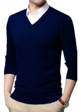 2-Pack Men's V Neck Long Sleeve Knitwear Non-Pilling Sweater Men's Slim Fit Sweater - pzsku/ZC153668CBADDD812328FZ/45/_/1735885703/ea1b4849-0f7f-4f2a-bf55-1d166a8ec3cd