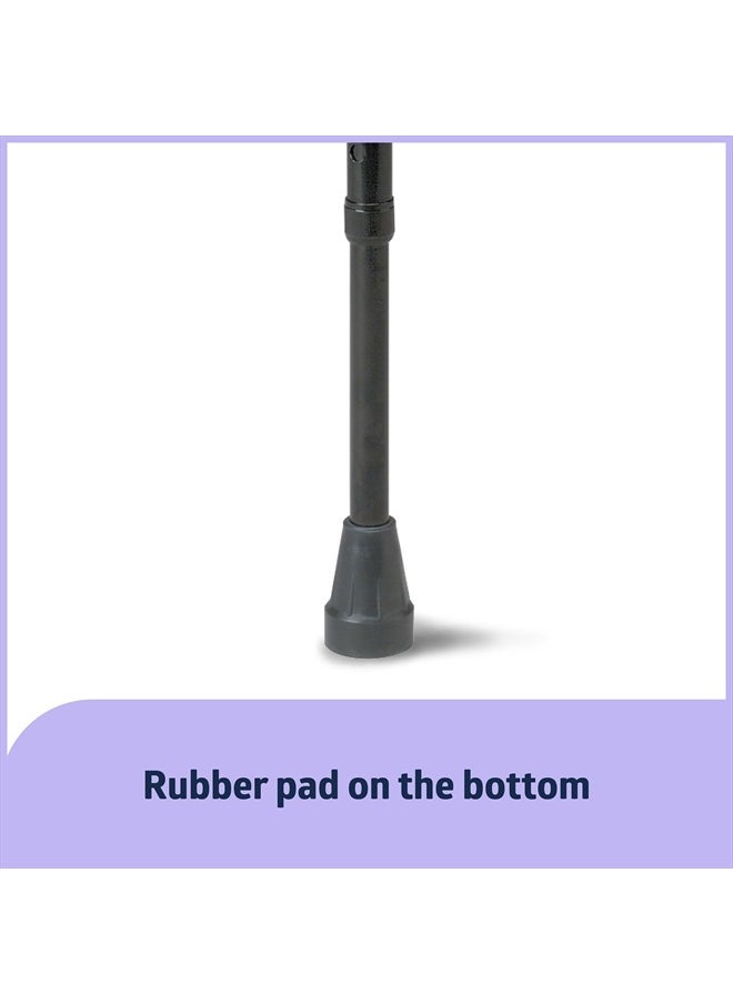 Medline Bariatric Offset Walking Cane for Seniors & Adults is Portable and Lightweight for Balance, Knee Injuries, Mobility & Leg Surgery Recovery  - Image 5