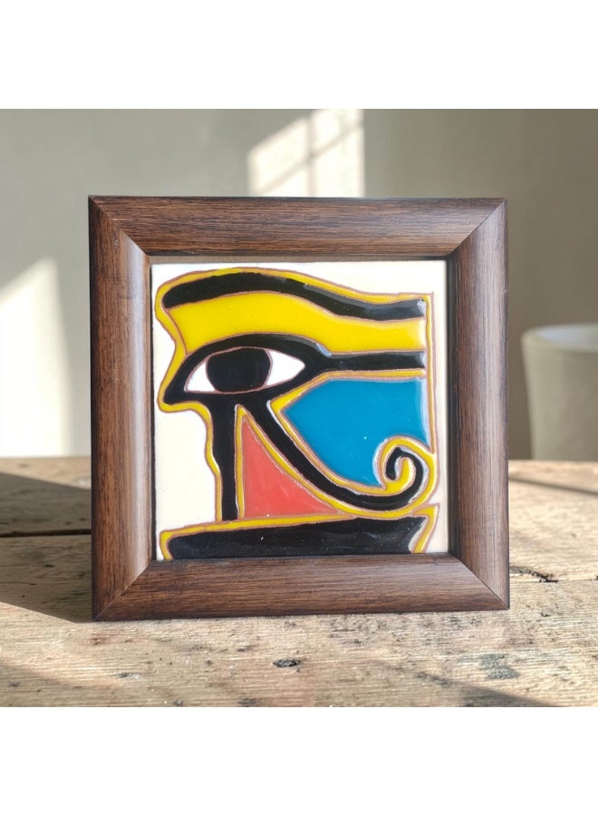 A ceramic and pottery frame - a unique decorative piece with a modern and distinctive touch - size 14*14