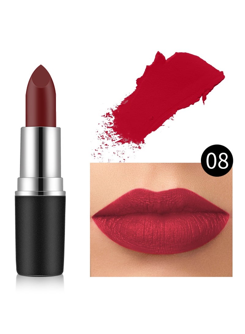 Vibely 16 Fashion Color 11 Vibely Velvet Matte Lipstick: Rich, Bold Color with a Soft Matte Finish Waterproof, Long-Lasting & Flawless Velvet Lips #8 - Image 1