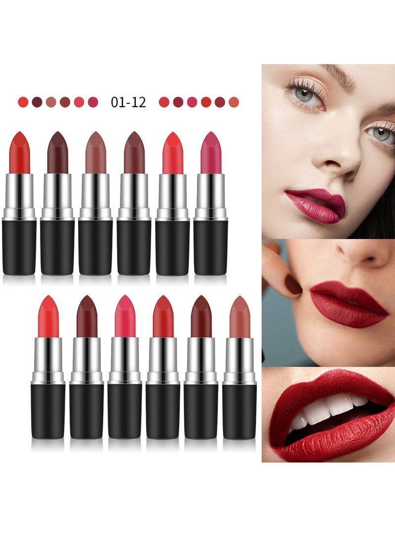Vibely 16 Fashion Color 11 Vibely Velvet Matte Lipstick: Rich, Bold Color with a Soft Matte Finish Waterproof, Long-Lasting & Flawless Velvet Lips #8 - Image 2