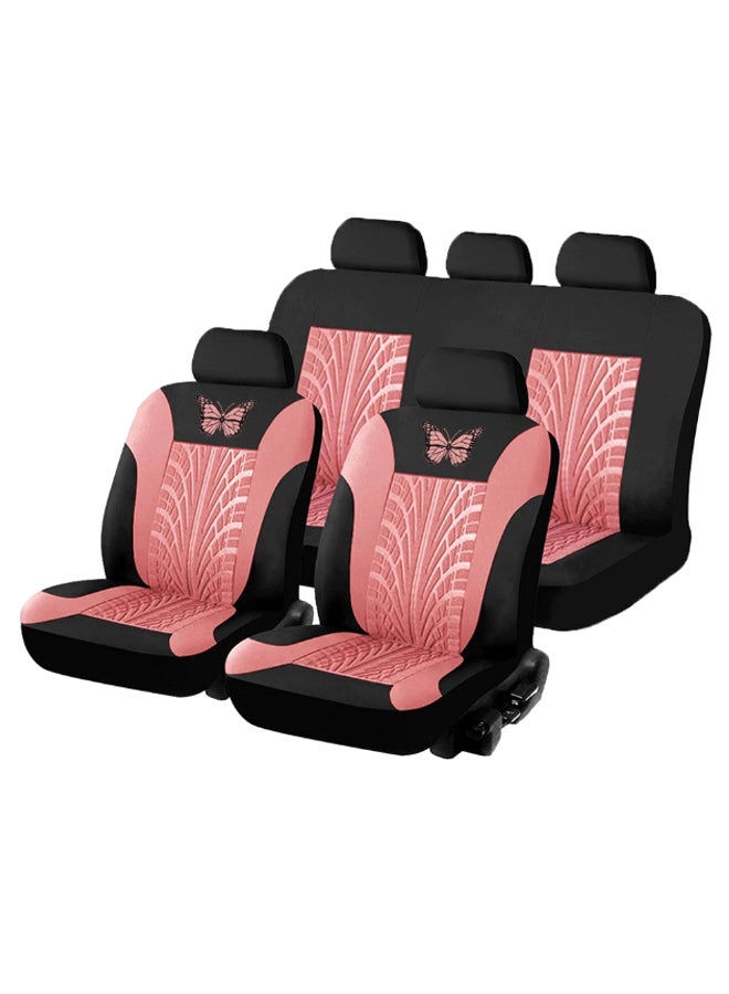Loquat 3-Piece erfly Pattern Embroidery Car Seat Cover Set