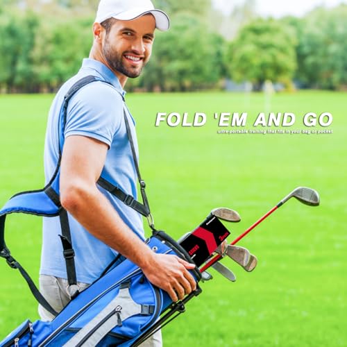 Goashpeaot 3 Pack Collapsible Golf Alignment Sticks, 40" Porfessional Alignment Sticks for Swing Trainer, Putting, Aiming Practice (Red) - Image 5