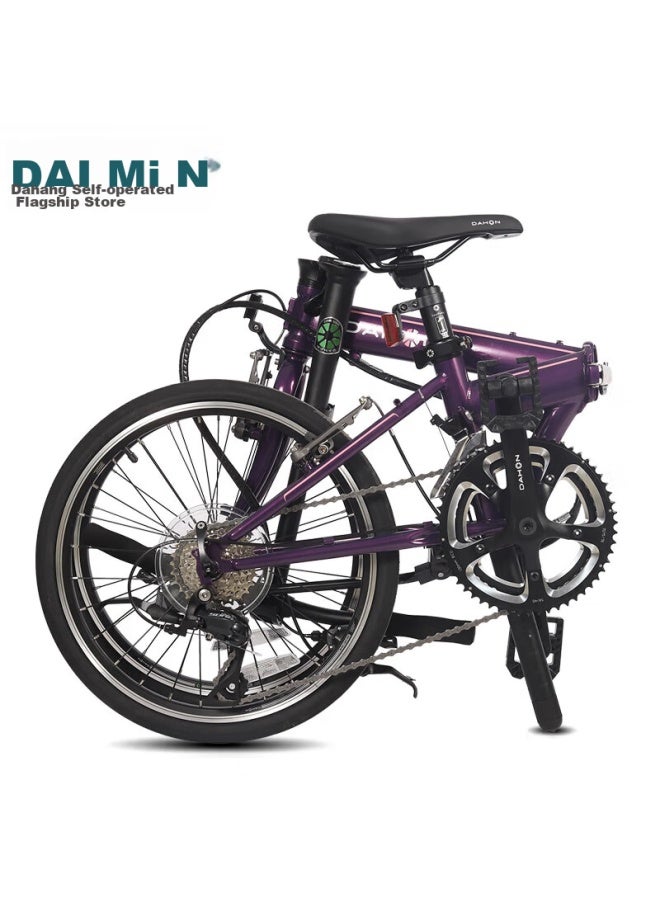 Dahon Folding Bicycle, 20-inch, 18-speed, Unisex Road Bike, Kac083, Orange - Image 3
