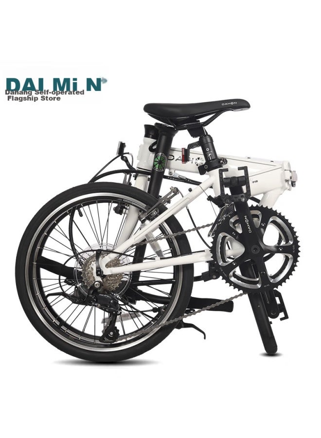 Dahon Folding Bicycle, 20-inch, 18-speed, Unisex Road Bike, Kac083, Orange - Image 2