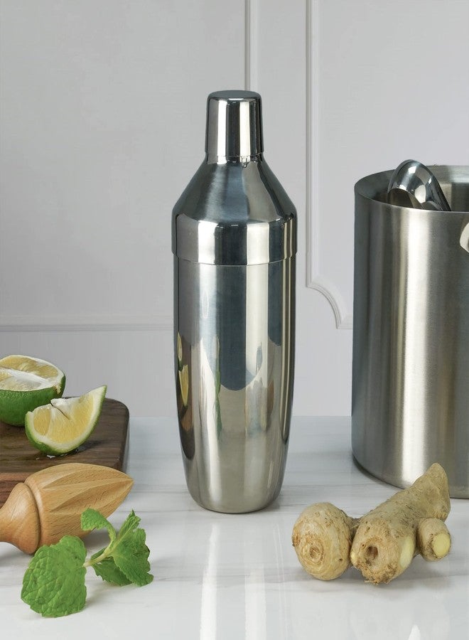 أرورا خلاط كوكتيل أرورا المصنوع من الفولاذ المقاوم للصدأ بجدار مزدوج سعة 21 أونصة، بتصميم معزول ومصفاة مدمجة، خلاط مشروبات مارغريتا مثالي لتحضير المشروبات في البار المنزلي - Image 4