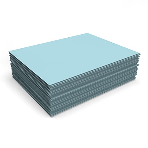 LUXPaper 8.5" x 11" Paper | Letter Size | Pastel Blue | 60lb. Text | 50 Qty - Image 4