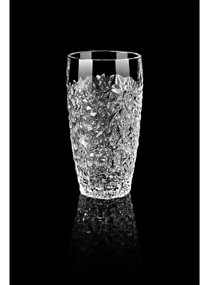 Glass Cup 360ml | Arabic Coffee Cup, Arabic Tea Cup |Crystal Heat-Resistant Transparent Water Cup, Ideal for Home, Office & Daily Use - Image 1