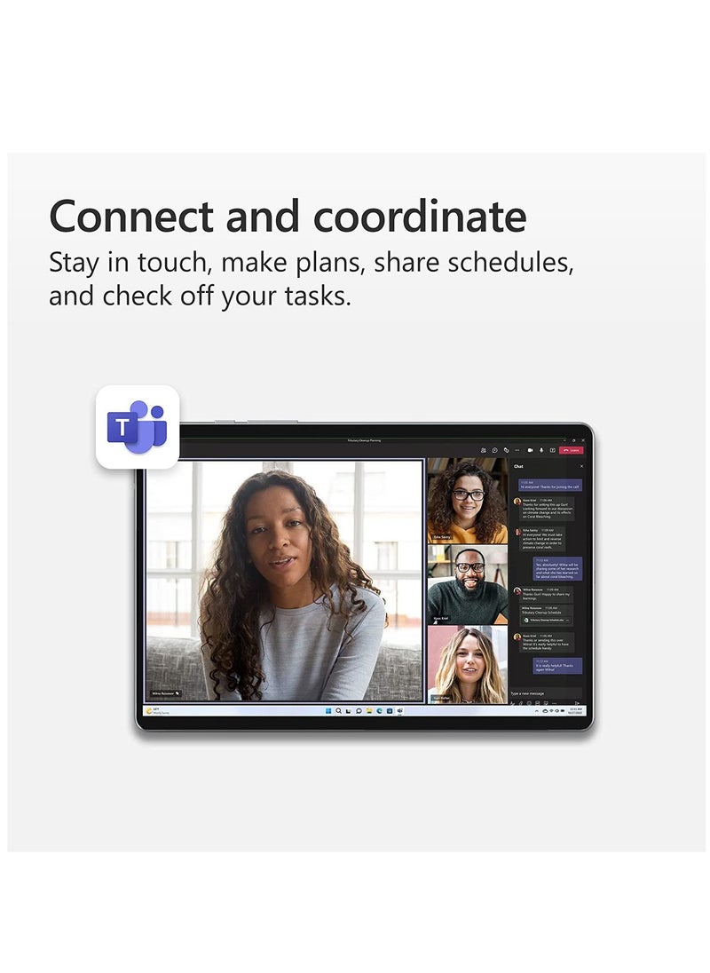 Microsoft - Microsoft 365 Personal Office  1 user 1 year subscription PC  Mac  Tablet and Phone multilingual Retail Box - Image 1