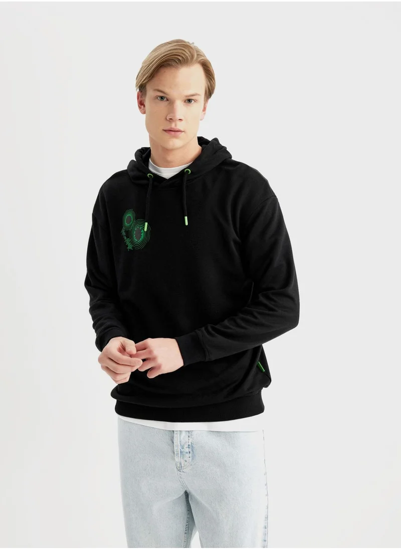 ديفاكتو Man Licensed Rick And Morty Boxy Fit Sweat Shirt