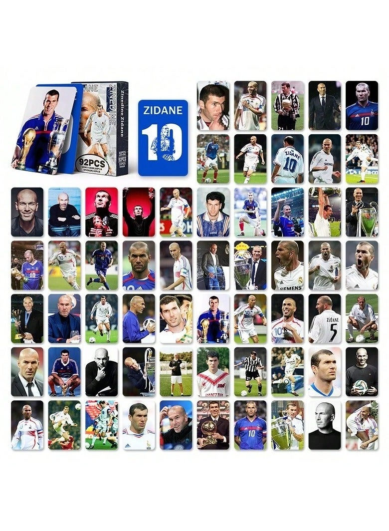 Generic Zinedine Zidane Collectible Set - 60 Cards & 32 Stickers  - Image 4