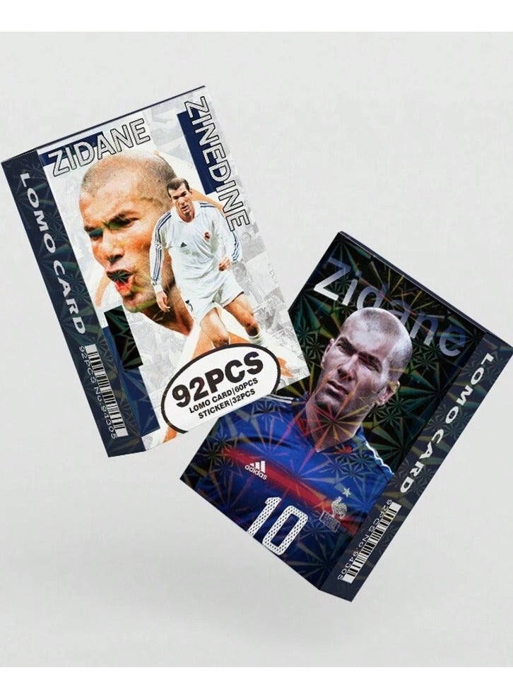 Generic Zinedine Zidane Collectible Set - 60 Cards & 32 Stickers  - Image 3
