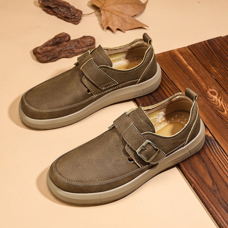 Popular Men'S Shoes Summer Breathable Clogs Live New Sandals Men'S Leather Shoes Large Size - Image 4