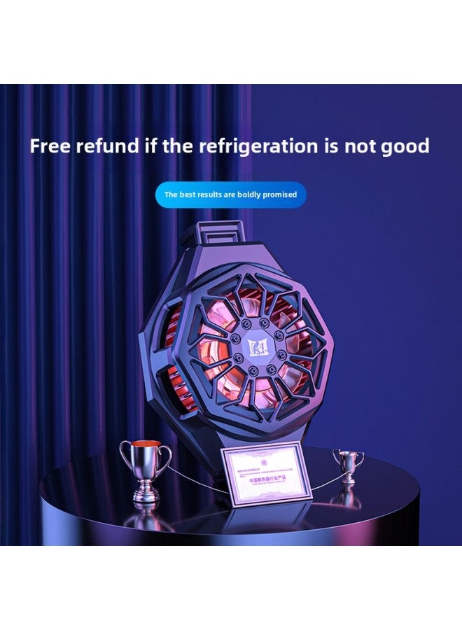 إسكدنيا Shake Sound Explosions N3 Chicken King Live Mobile Phone Semiconductor Radiator Back Clip Cooling Refrigeration Artifact-Color:N3 Mobile Phone Semiconductor Radiator - Image 4