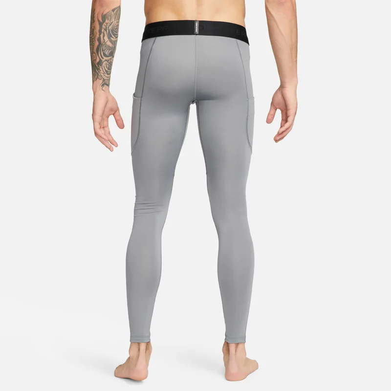 Nike Grey Men's Pro Dri-FIT Training Tights for Men | Best Price UAE
