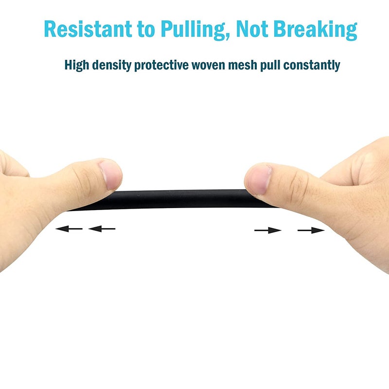 EKAAZ TS Mono Extension 1/4" Mono Male to Female Audio Extension Cable - Guitar Cable Compatible with Amplifiers, Instruments, and Microphones,5Meters/16.4ft (BLACK) - Image 4