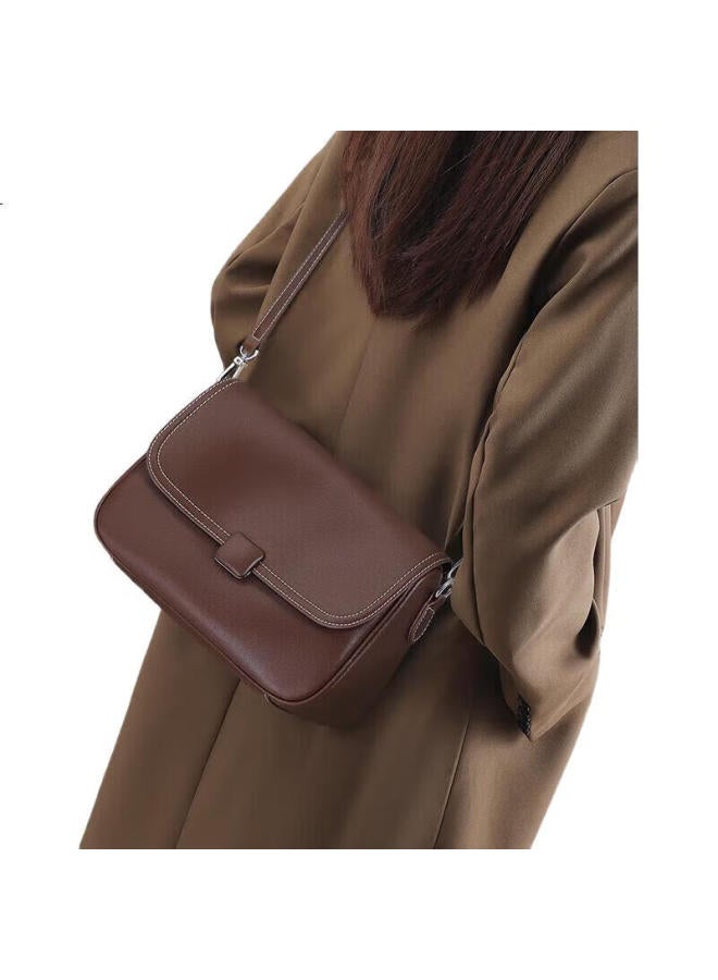 Viney Cowhide Crossbody Bag Women'S Bag Large Capacity Single Shoulder Messenger Bag Birthday Gift Stylish Gift For Girlfriend Wife - Image 2