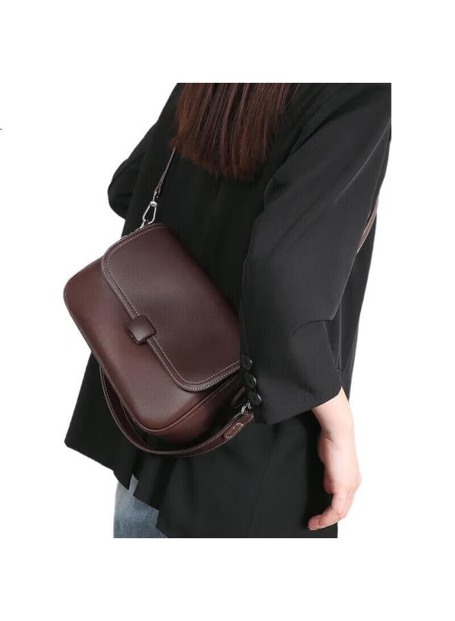 Viney Cowhide Crossbody Bag Women'S Bag Large Capacity Single Shoulder Messenger Bag Birthday Gift Stylish Gift For Girlfriend Wife - Image 3