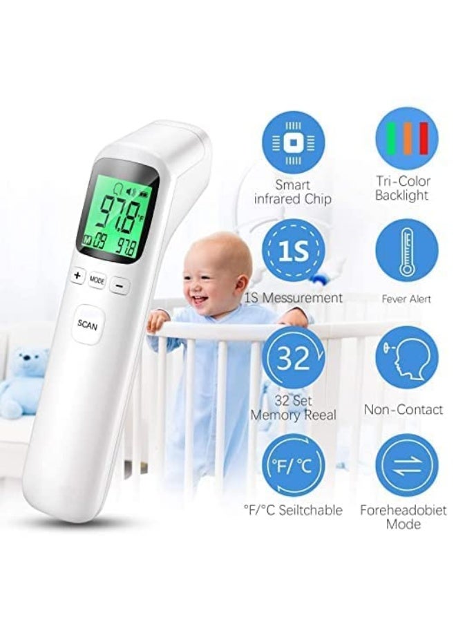 Sausiry Touchless Infrared Thermometer - Smart Digital Screen, Fast Reading Detection, Non Contact for Baby, Kids  Adults - Image 4