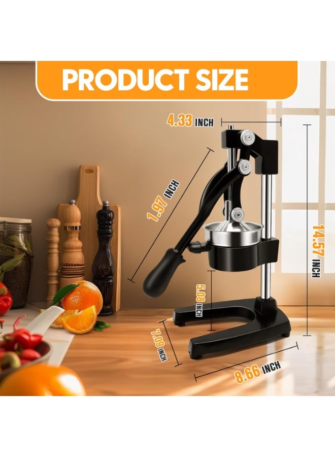 DubaiGallery Stainless Steel Hand Press Juicer with Strong Lever Action for Effortless Citrus Squeezing - Image 3