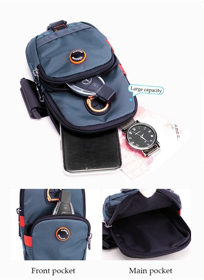 DUNISO - Sport Arm Bag Running Bag Multifunctional Phone Bag With Charging Port Durable Waterproof Riding Bag Cellphone Armbands Wrist Bag For Running Hiking Outdoor Sports - Image 1