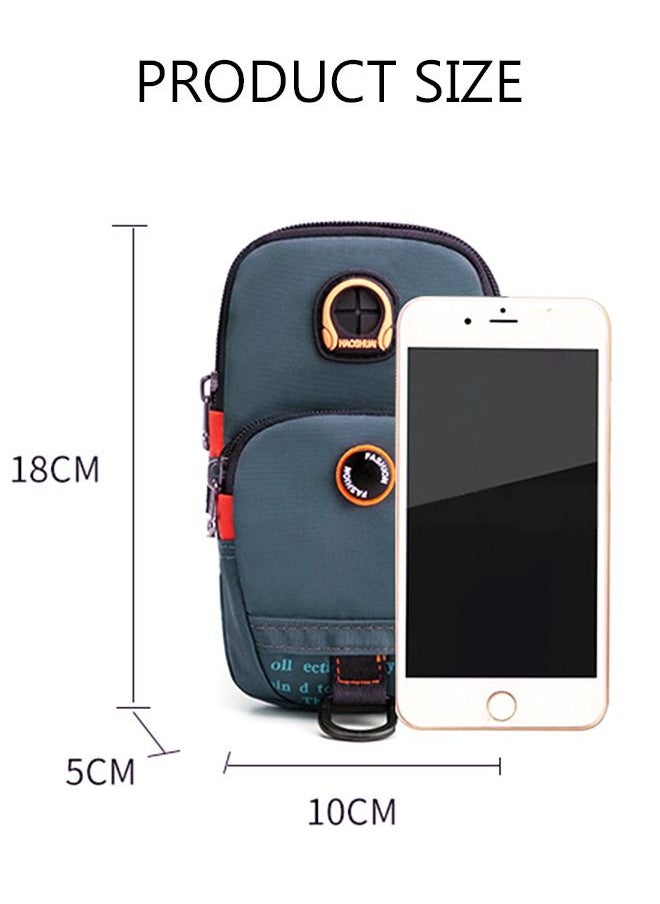 DUNISO - Sport Arm Bag Running Bag Multifunctional Phone Bag With Charging Port Durable Waterproof Riding Bag Cellphone Armbands Wrist Bag For Running Hiking Outdoor Sports - Image 1