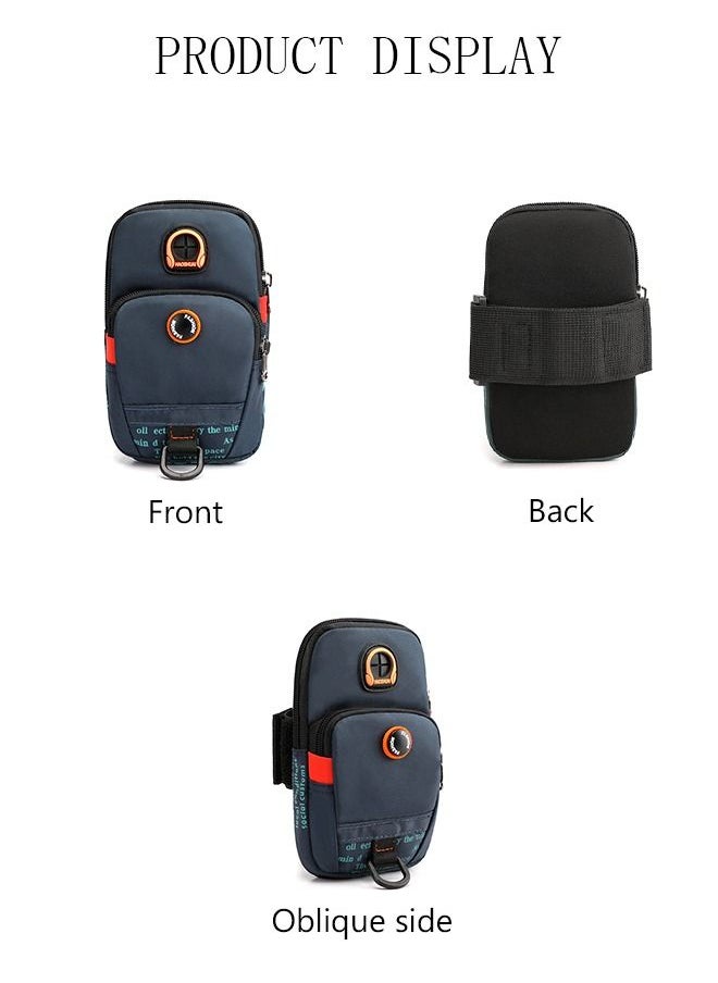 DUNISO - Sport Arm Bag Running Bag Multifunctional Phone Bag With Charging Port Durable Waterproof Riding Bag Cellphone Armbands Wrist Bag For Running Hiking Outdoor Sports - Image 1