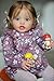 iCradle Handmade 24 Inch Realistic Girl Toddler Reborn Doll Weighted Soft Vinyl Silicone Reborn Baby Doll Lifelike Newborn Baby Dolls Birthday Toy Set for Kids Age 3 - Image 2