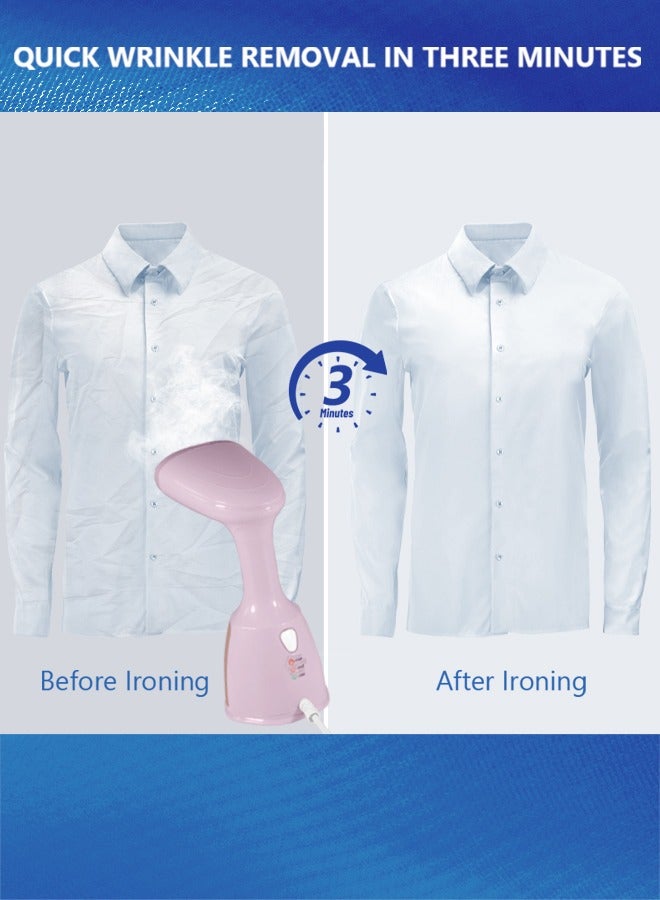 Captaintech 1500W Detachable 350ml Water Tank-Mini Travel Iron Steam-15s Fast Heating Portable Clothes Steamer Iron-Portable Fabric Steam Iron Auto Shut Off And Leak Proof-Fast Heating Wrinkle Remover - Image 3