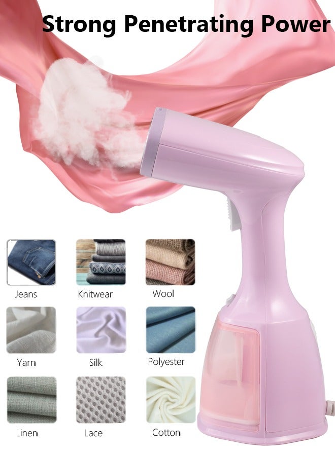 Captaintech 1500W Detachable 350ml Water Tank-Mini Travel Iron Steam-15s Fast Heating Portable Clothes Steamer Iron-Portable Fabric Steam Iron Auto Shut Off And Leak Proof-Fast Heating Wrinkle Remover - Image 2