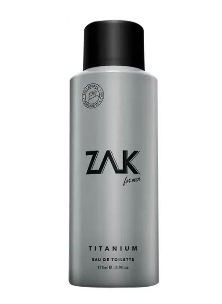 زاك - عطر زاك تيتانيوم للرجال - 175 مل - Image 1
