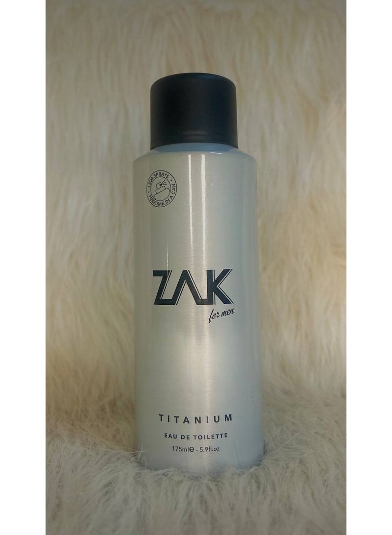 عطر زاك تيتانيوم للرجال - 175 مل (قد يختلف شكل العبوة)