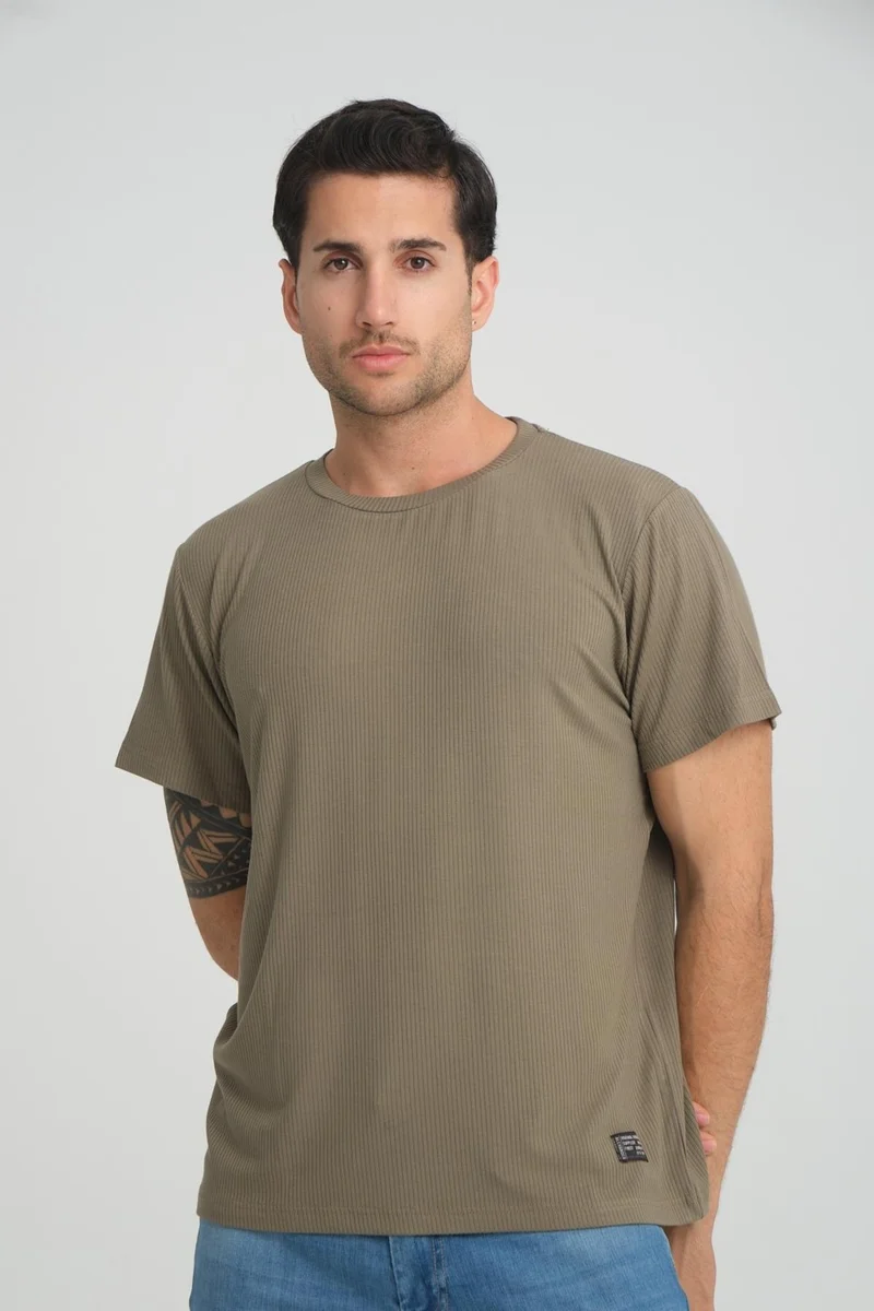 Alexander Gardi Crew Neck Ribbed Regular Fit T-Shirt (E24-083 00)