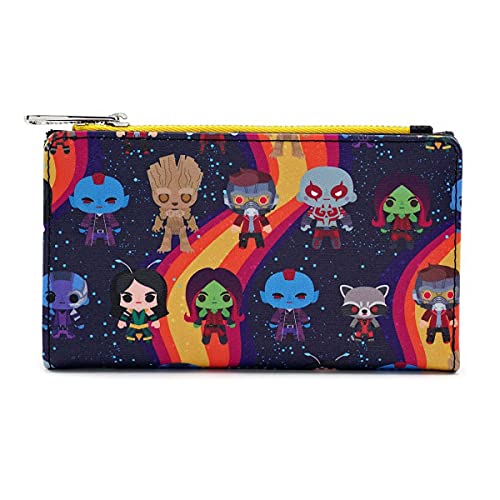 Loungefly x Marvel Guardians of the Galaxy Chibi Print Flap Wallet (One Size, Multicolored) - Image 4