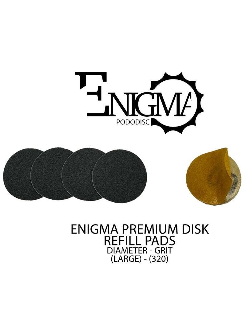 ENIGMA PREMIUM DISK REFILL PADS D25 L 320 GRIT (100PCS)