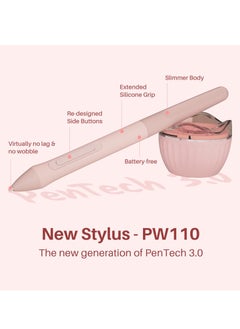 SYOSI 6x4 Inches Drawing Tablet, Digital Drawing Art Pad with 6 Shortcut Keys,Battery-Free 8192 Passive Stylus，Computer Graphic Pen Tablet Work for Mac, Windows PC and Android(Pink)  - Image 2