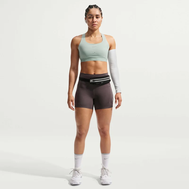 Nike Grey Women's Swift Dri-FIT High-Support Running Sports Bra for Women | Best Price UAE