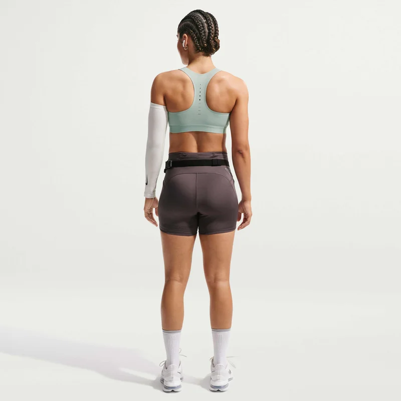 Nike Grey Women's Swift Dri-FIT High-Support Running Sports Bra for Women | Best Price UAE