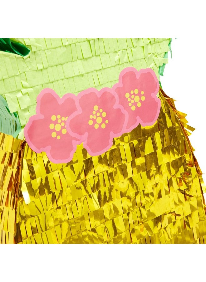 Blue Panda - Pineapple Pinata For Hawaiian Luau Party Decorations Kids Birthday (16.5 X 10 X 3 In) - Image 1