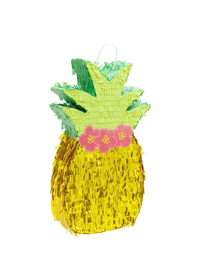 Blue Panda - Pineapple Pinata For Hawaiian Luau Party Decorations Kids Birthday (16.5 X 10 X 3 In) - Image 1