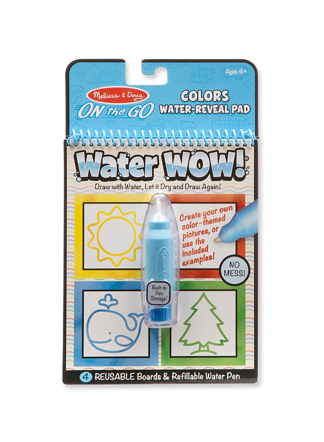 Melissa & Doug على الطريق واو! وسادة تلوين قابلة لإعادة الاستخدام تكشف عن الألوان والأشكال ، متعددة الألوان - Image 1