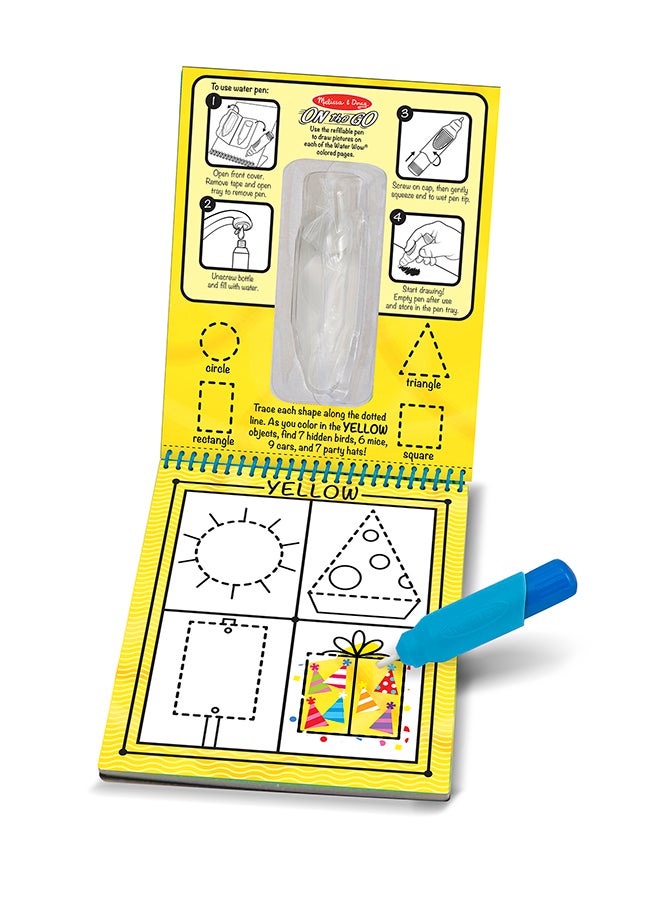 Melissa & Doug على الطريق واو! وسادة تلوين قابلة لإعادة الاستخدام تكشف عن الألوان والأشكال ، متعددة الألوان - Image 2