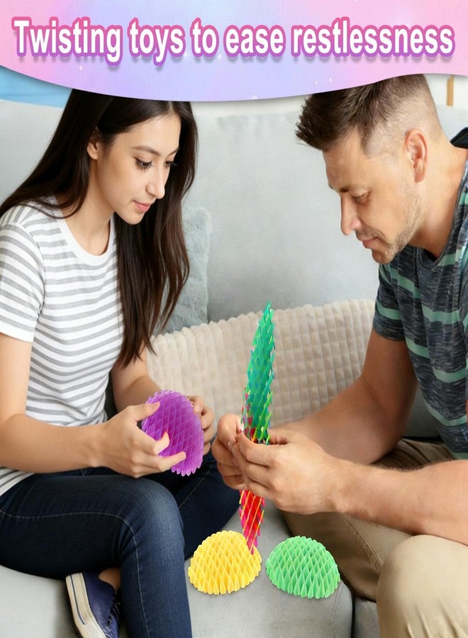 oyeftp Fidget Toy, 3D Printing Elastic Fidget Toys for Adults Teens, Squeeze Sensory Toys for Teens with Autism, Autism Sensory Product, Stress Relief Toy Adults(Green) - Image 5