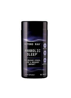 BEYOND RAW BEYOND RAW Anabolic Sleep | Duel-Release Stress, Sleep, & Recovery Support | 60 Count  - Image 1