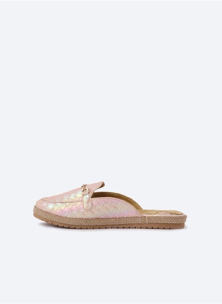 Zahwa Slipper Circled  Accessories Leather Flat  - Image 3