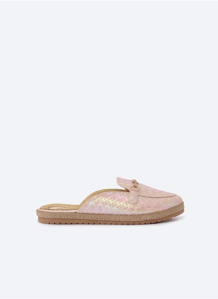 Zahwa Slipper Circled  Accessories Leather Flat  - Image 1