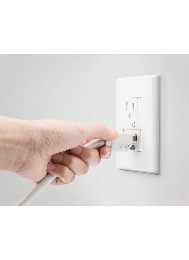 Safety Innovations Selfclosing Babyproof Outlet Covers (For Center Screw Outlets Only) An Alternative To Wall Socket Plugs For Child Proofing (12Pack) (1Screw) (White) White)  - Image 5