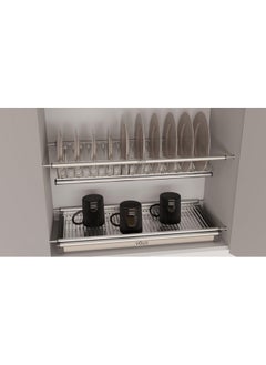 VOLO Stainless Steel Dish Plate Rack Drainer for Kitchen, Cabinet Width GTPT 60cm (600 mm) X 10 Inch, Set of 3pcs